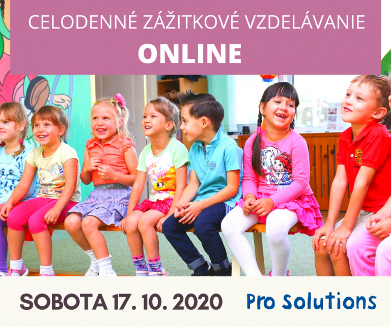 Plánované celodenné zážitkové vzdelávanie v Prešove bude z dôvodu epidemiologických nariadení realizované 17.10. 2020 online.